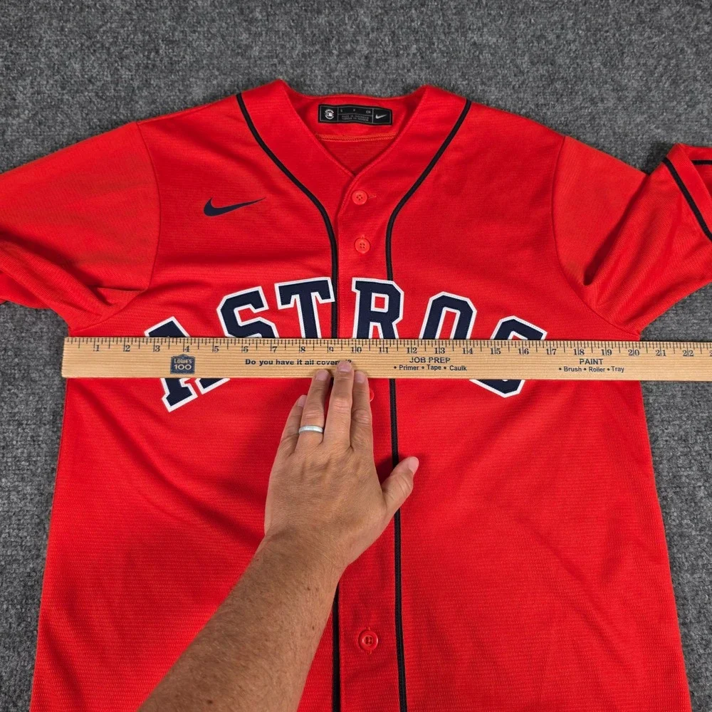 Houston Astros Alex Bregman Nike Baseball Jersey Mens Small 2 T770